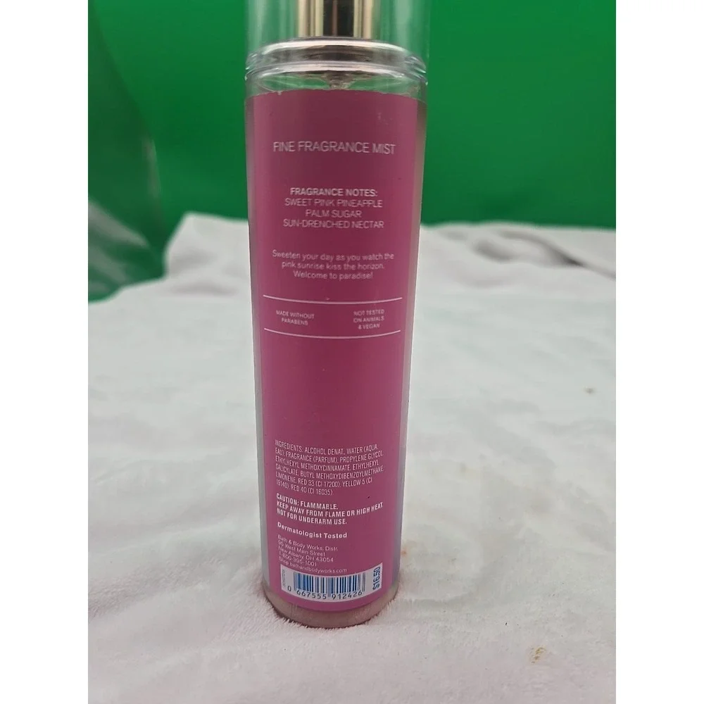 Bath & Body Works Pink Pineapple Sunrise Fragrance Mist 8oz‎ New